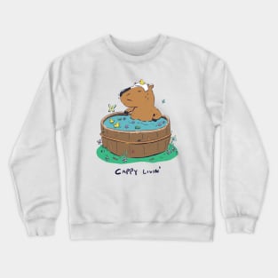 Cute Capybara Crewneck Sweatshirt